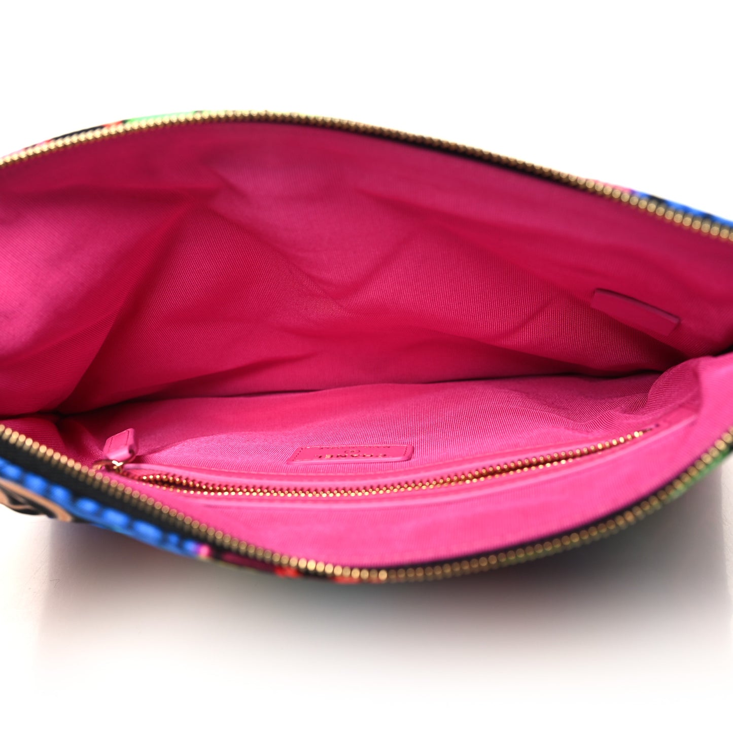 Fabric Quilted Neon Graffiti O Case Black Multicolor