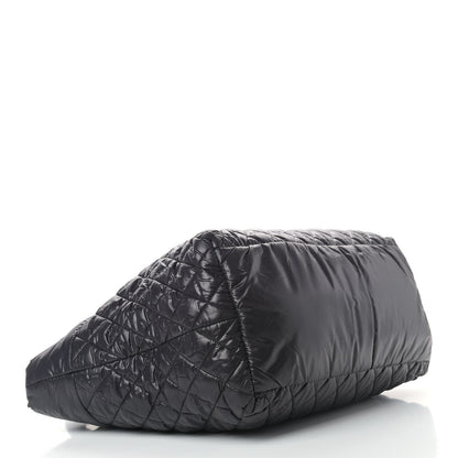 Chanel Nylon Quilted Large Coco Cocoon Tote Black 5 of 10