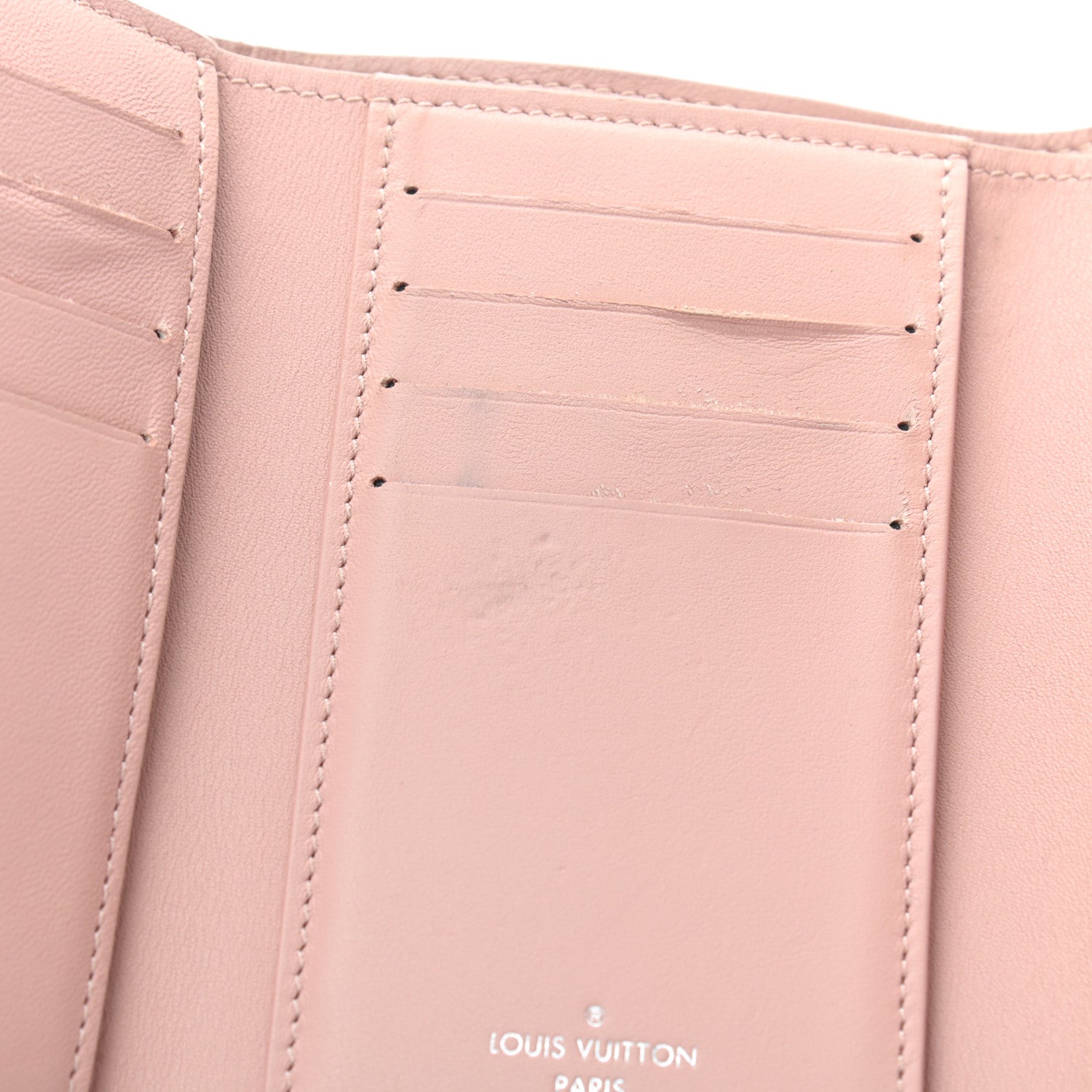 Louis Vuitton Taurillon Perforated Capucines Compact Wallet Magnolia 9 of 9
