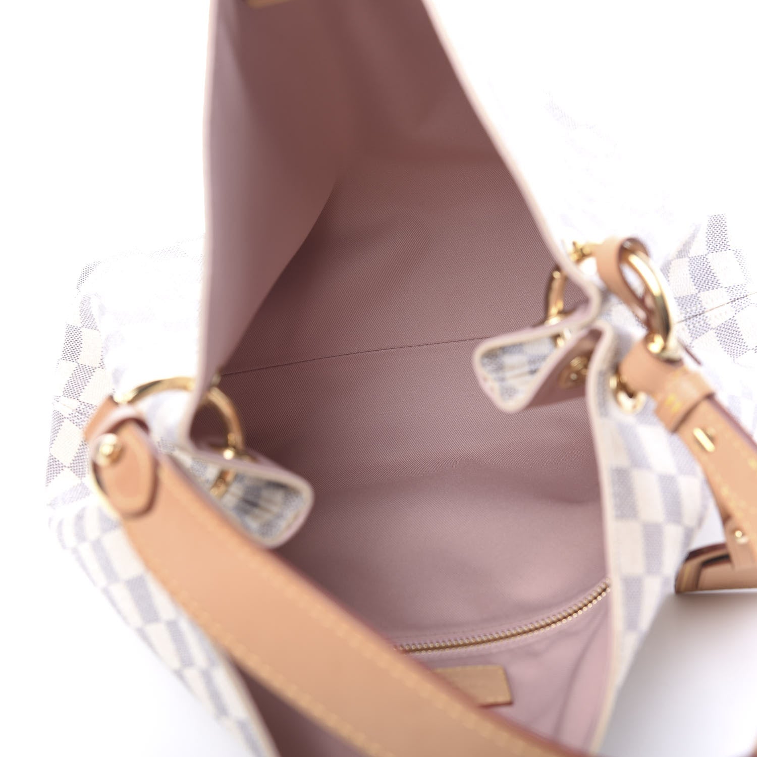 Louis Vuitton Damier Azur Graceful PM Rose Ballerine 4 of 9