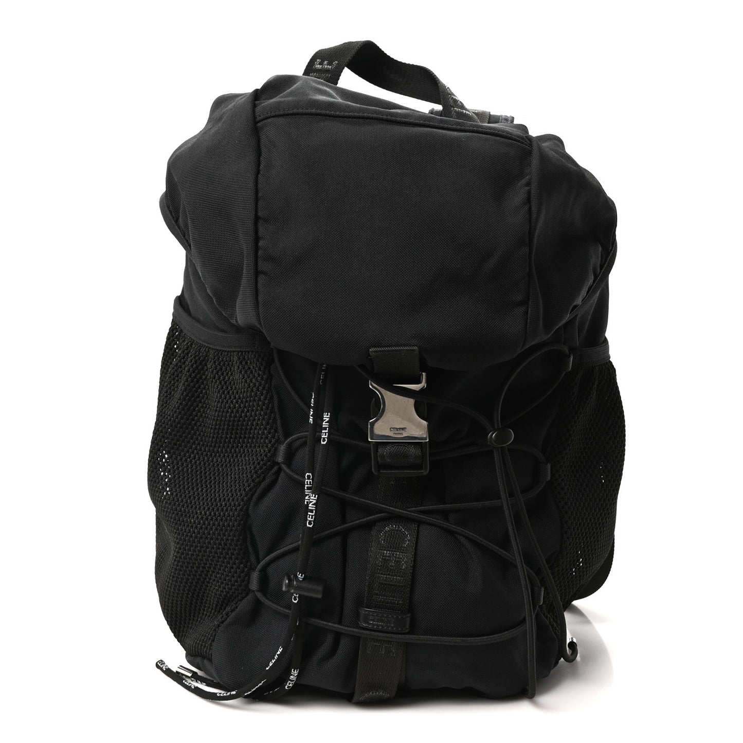 Gabardine Logo Web Trekking Medium Backpack Black