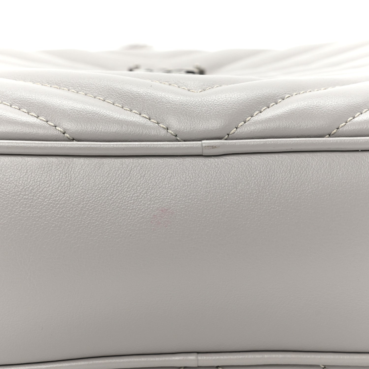 Saint Laurent Calfskin Matelasse Monogram Lou Camera Bag Granite 11 of 14