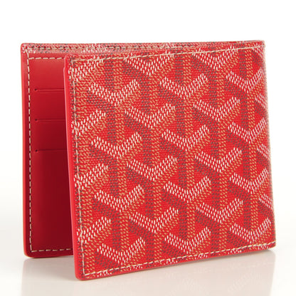Goyard Goyardine Bi-Fold Wallet Red 3 of 7