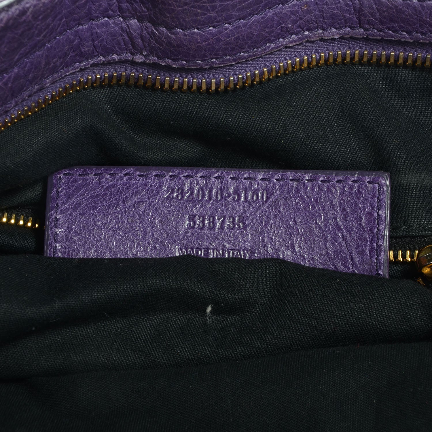 Balenciaga Agneau Giant 12 Gold Hardware Velo Dark Violet 7 of 10