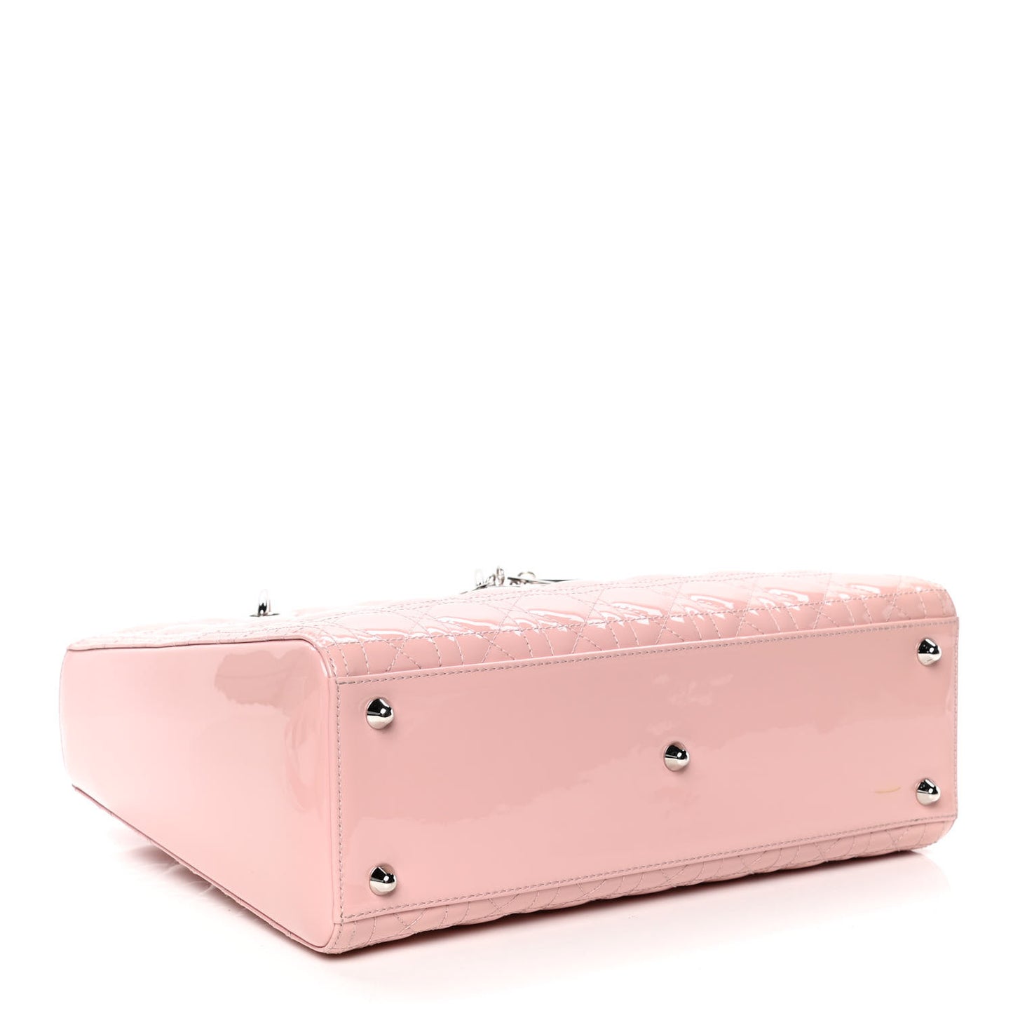 Patent Cannage Large Lady Dior Light Pink