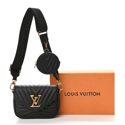 Louis Vuitton Calfskin New Wave Multi Pochette Black 11 of 11