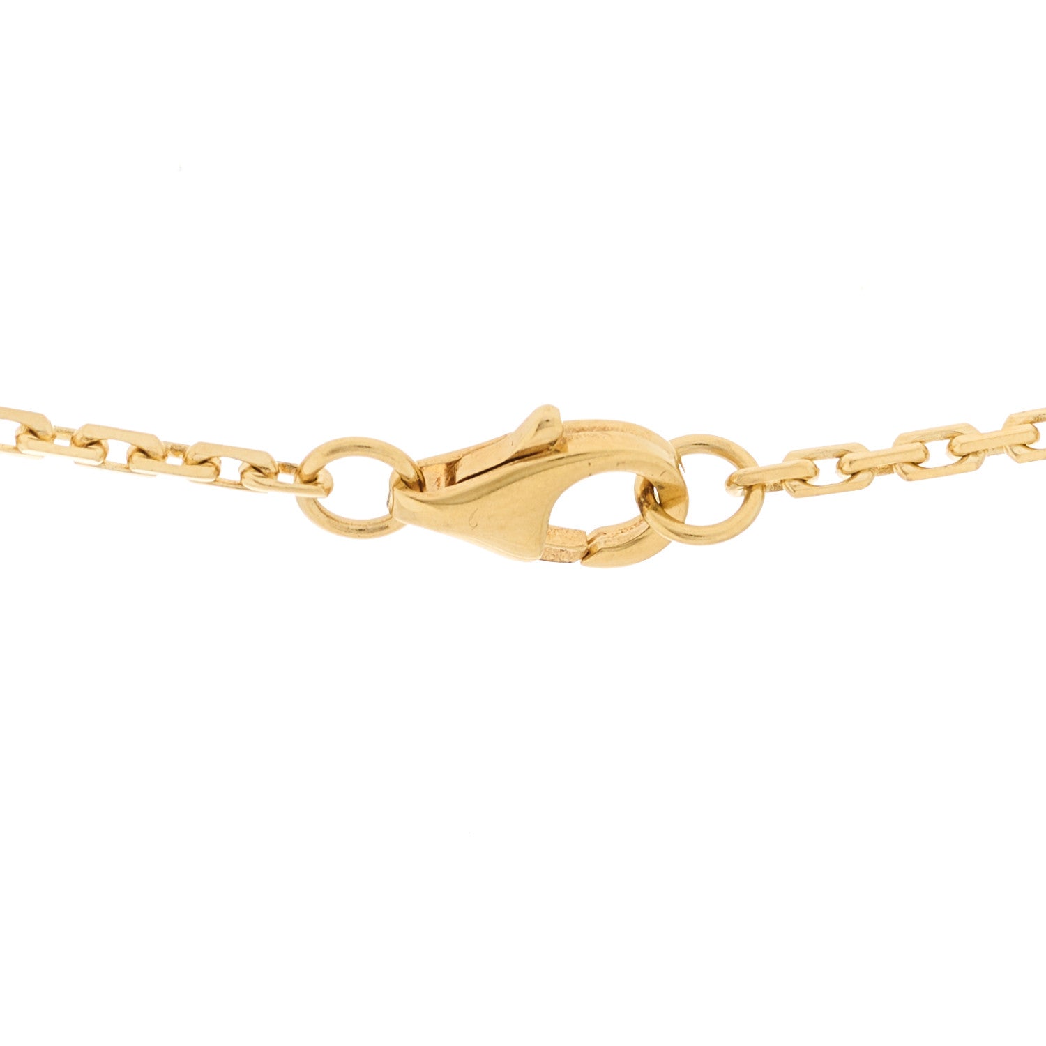 Cartier 18K Yellow Gold Diamond Interlocking LOVE Necklace 6 of 7