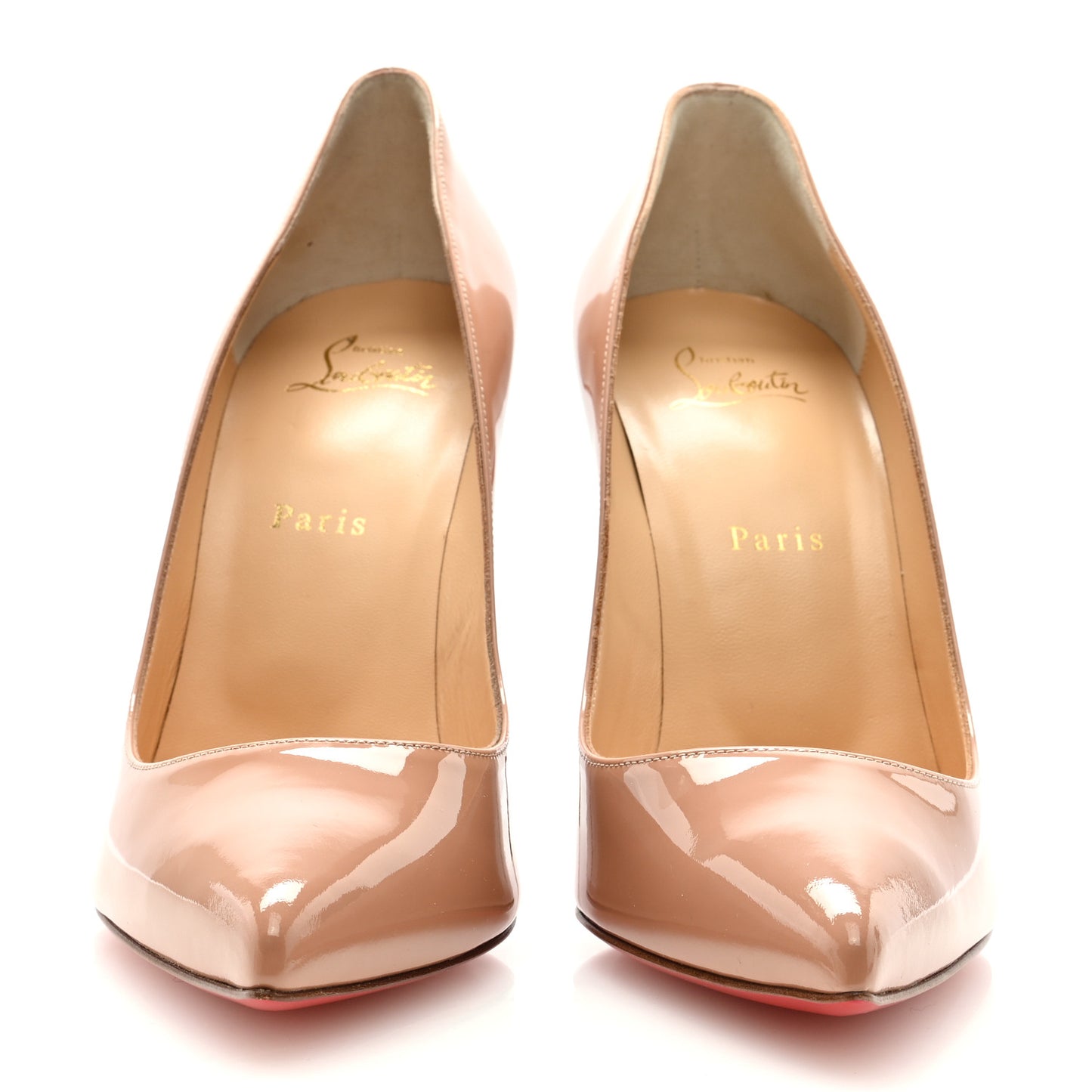 Patent Pigalle Follies 100 Pumps 40.5 Nude