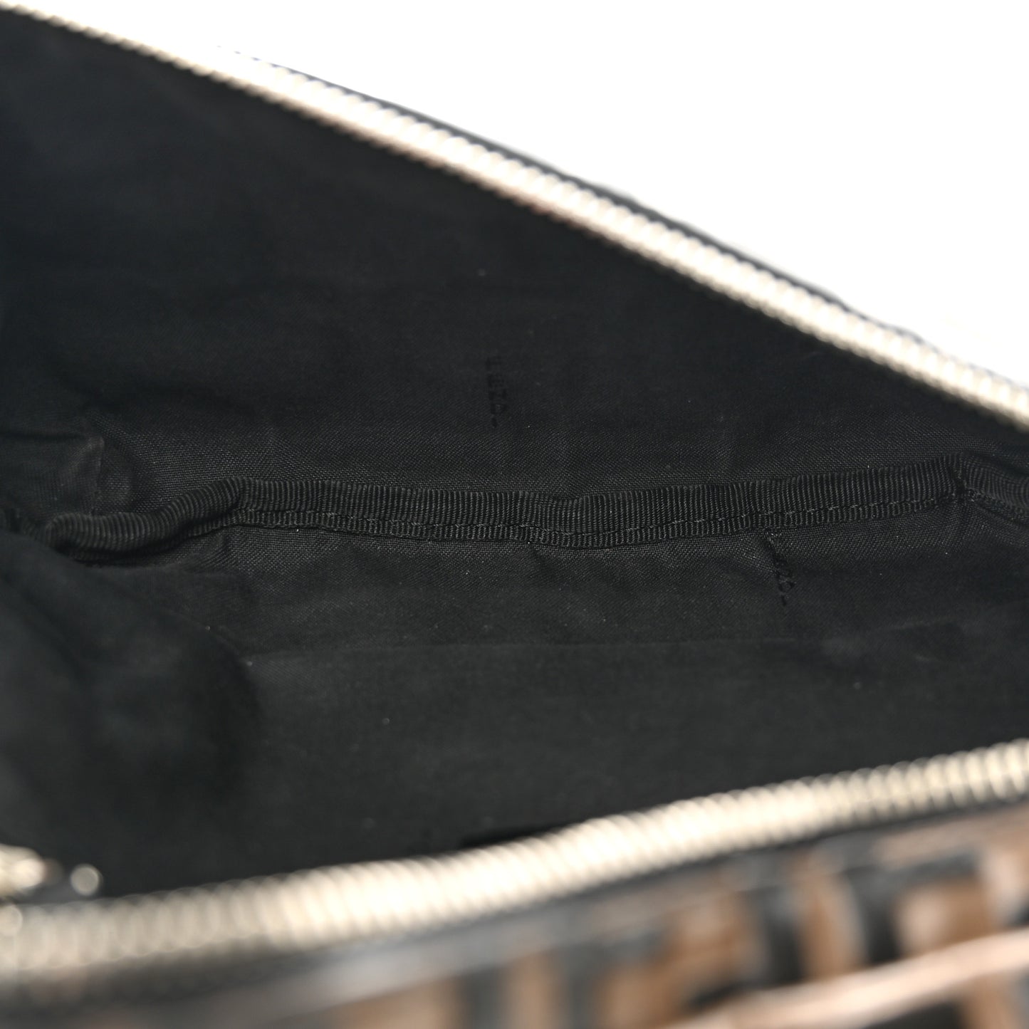 Vitello Century Bi-Color FF 1974 Embossed Belt Bag Maya Black