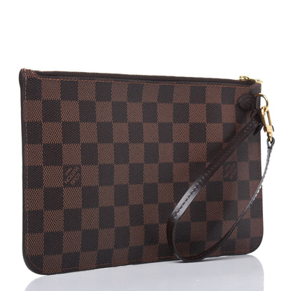 Louis Vuitton Damier Ebene Neverfull MM GM Pochette 3 of 12