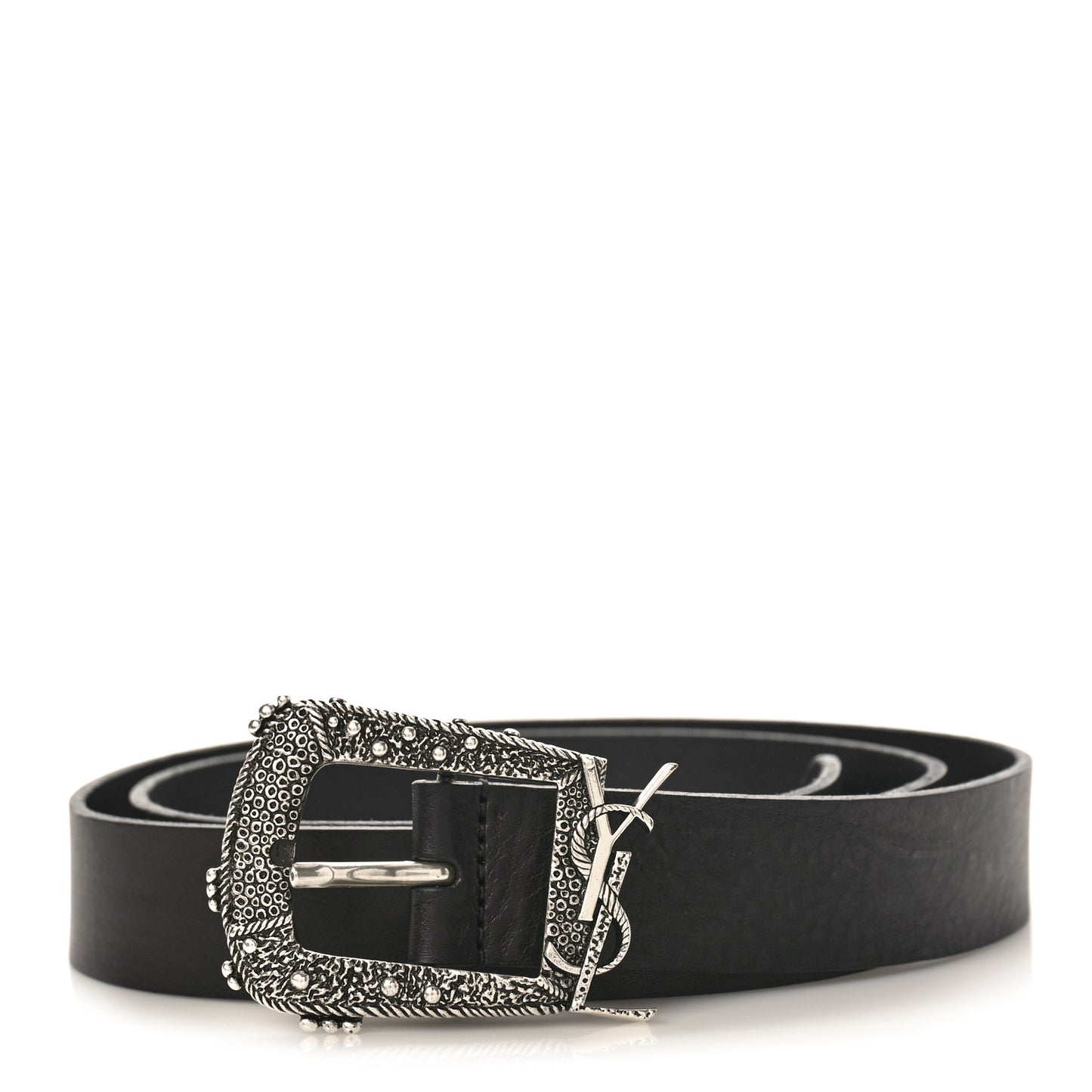 Calfskin Monogram Cheyenne Belt 95 38 Black