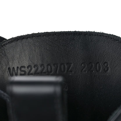 Hermes Glossed Calfskin Funk Ankle Boots 39 Black 8 of 10
