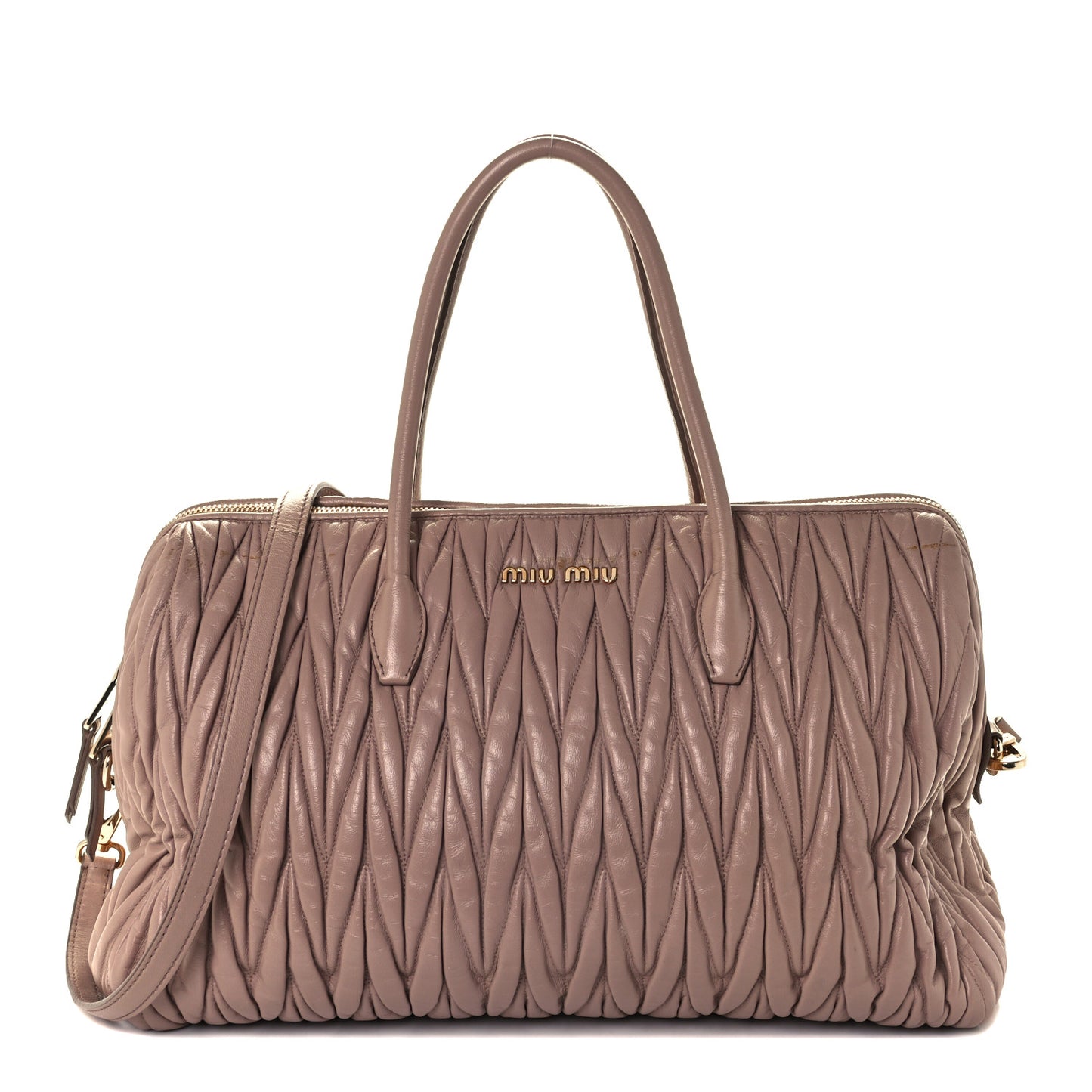 Nappa Matelasse Tote Mughetto