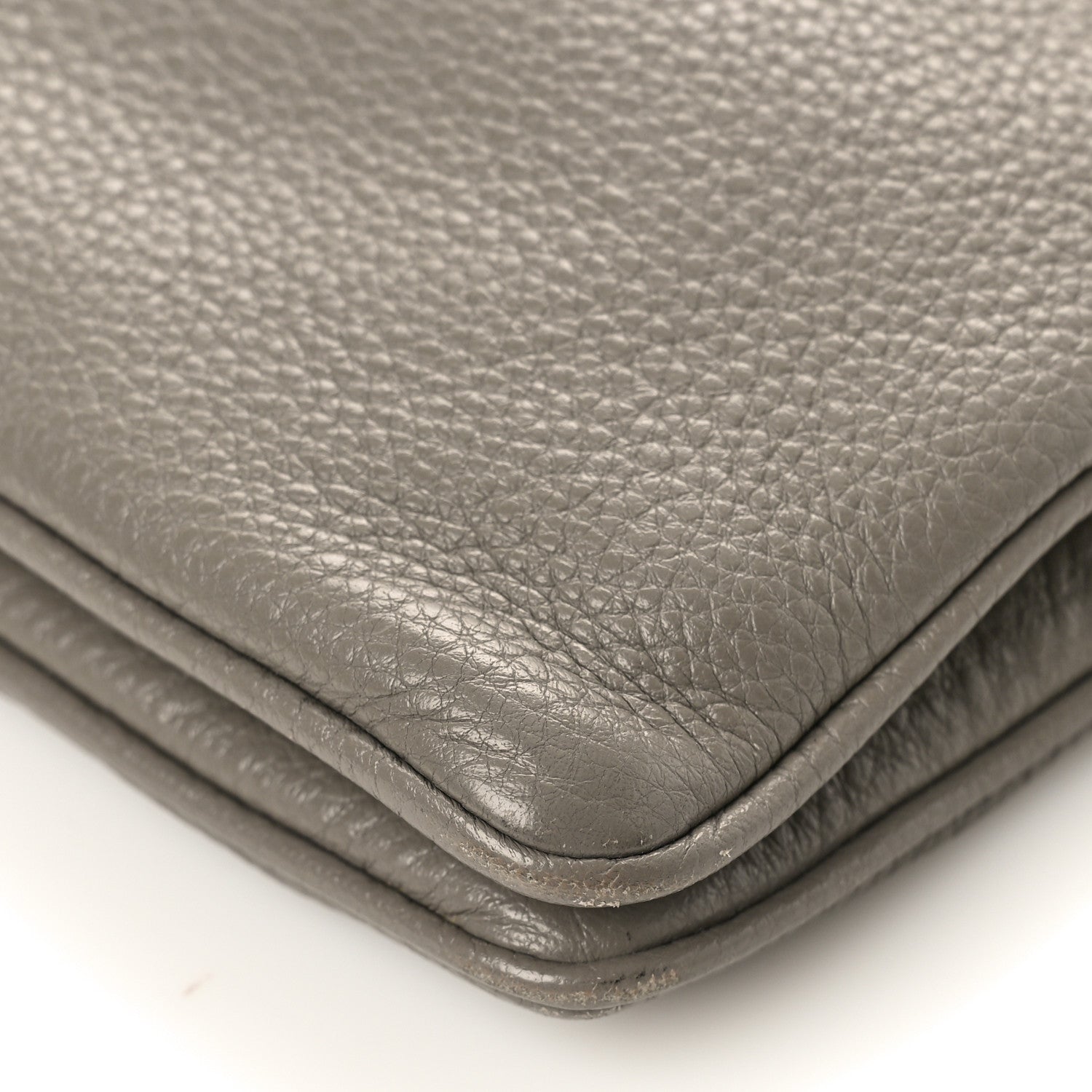 Prada Vitello Phenix Double Zip Crossbody Bag Argilla 9 of 12