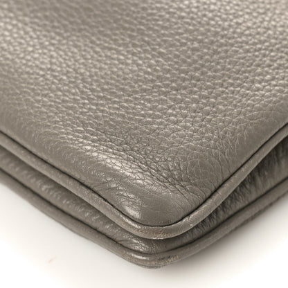 Prada Vitello Phenix Double Zip Crossbody Bag Argilla 9 of 12