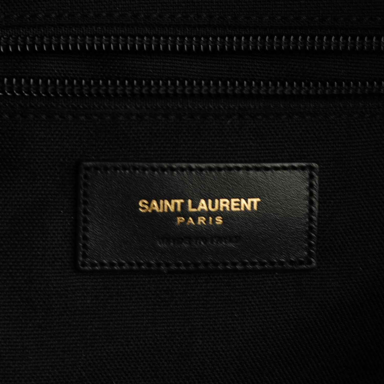 FASHIONPHILE SAINTLAURENTNylonClassicHuntingBackpackBlack 7 of 9