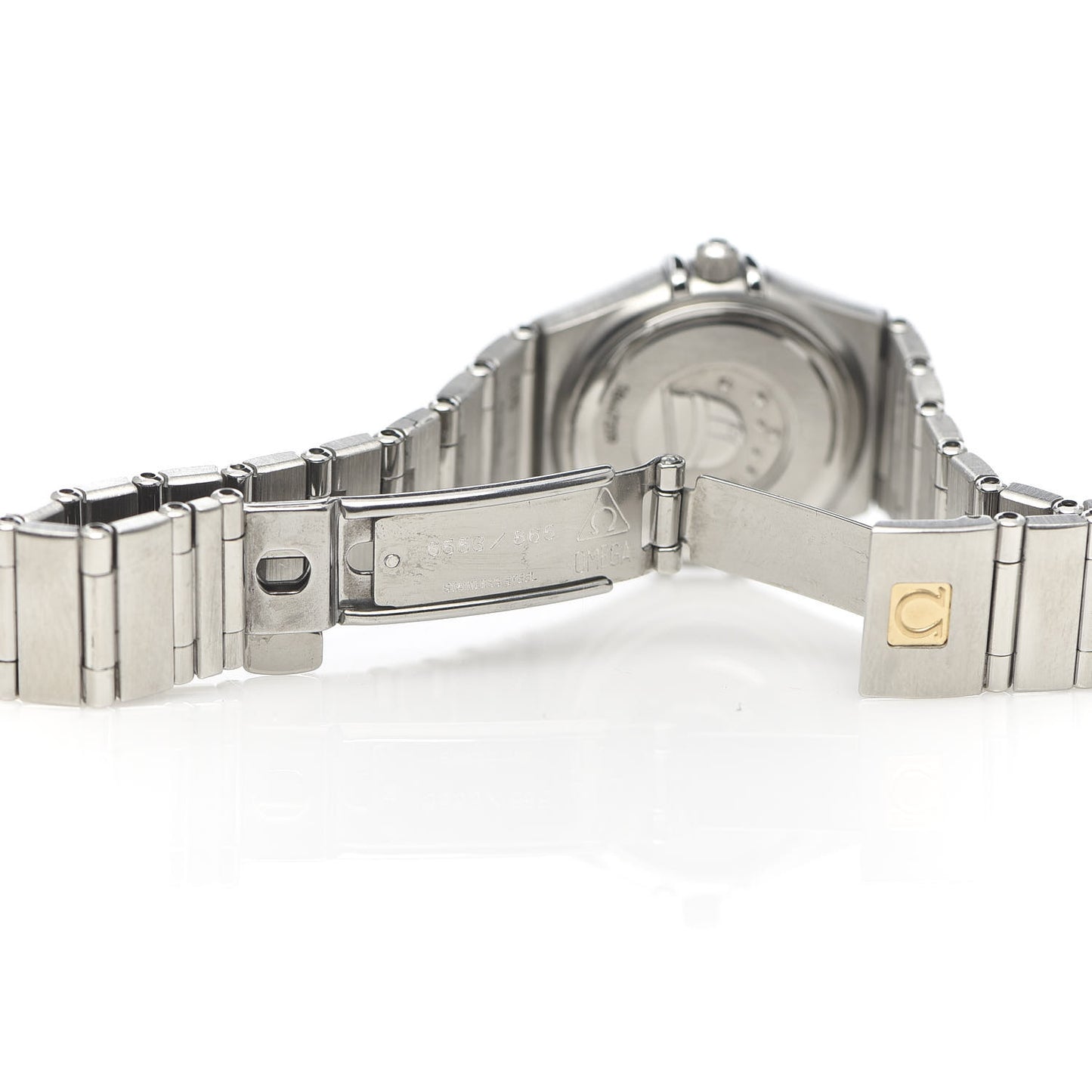 Stainless Steel Diamond Bezel Mother of Pearl 22mm Constellation Quartz Watch 1460.75.00