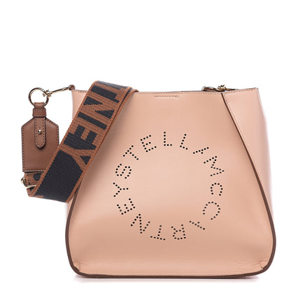 Stella McCartney Eco Alter Nappa Perforated Logo Mini Crossbody Blush Pink 1 of 8