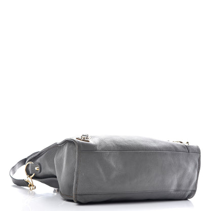 Balenciaga Chevre Gold Metallic Edge Hardware City Gris Acier 4 of 11