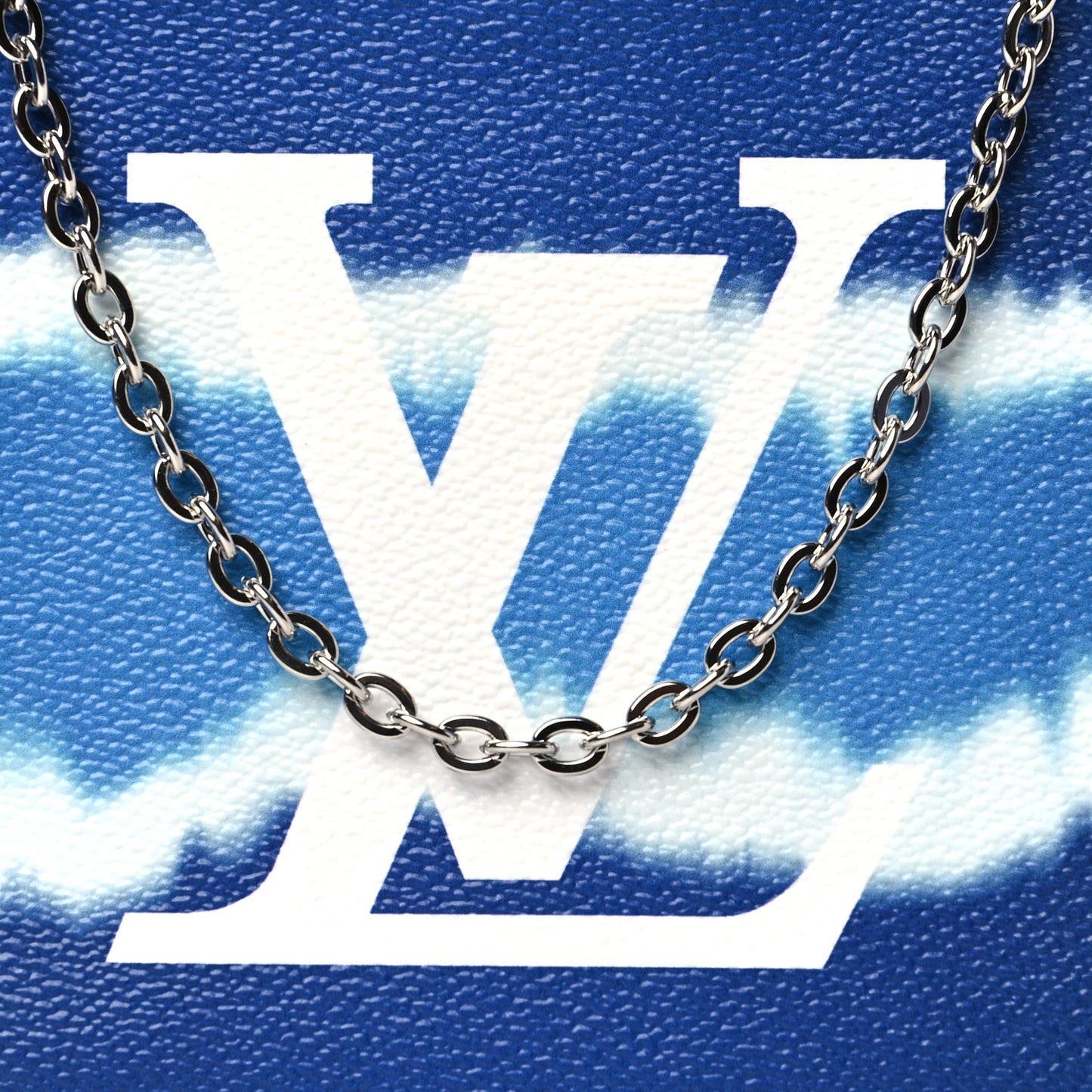 Monogram Giant Escale Double Zip Pochette Blue