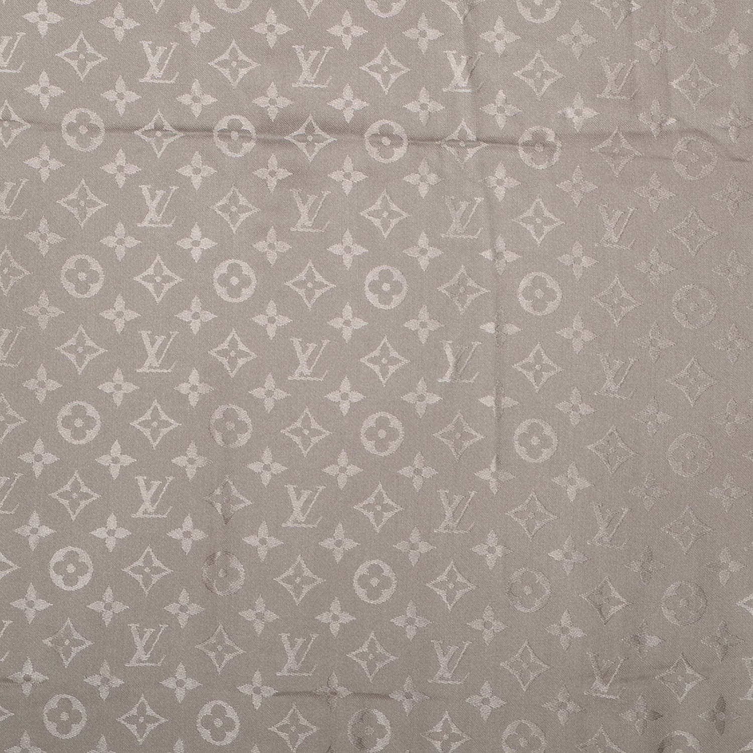 Louis Vuitton Silk Wool Monogram Shawl Verone 1 of 5