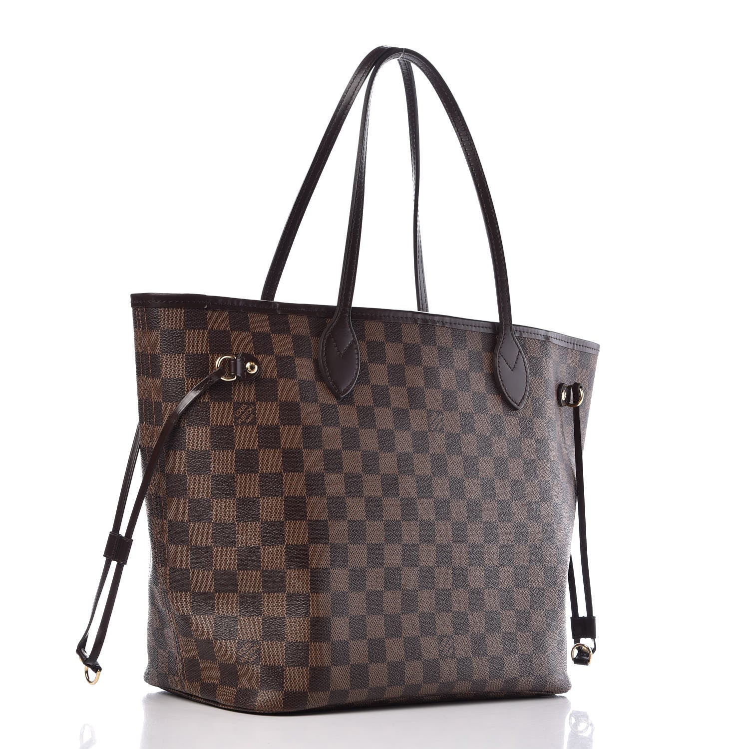 Louis Vuitton Damier Ebene Neo Neverfull MM Rose Ballerine 3 of 10