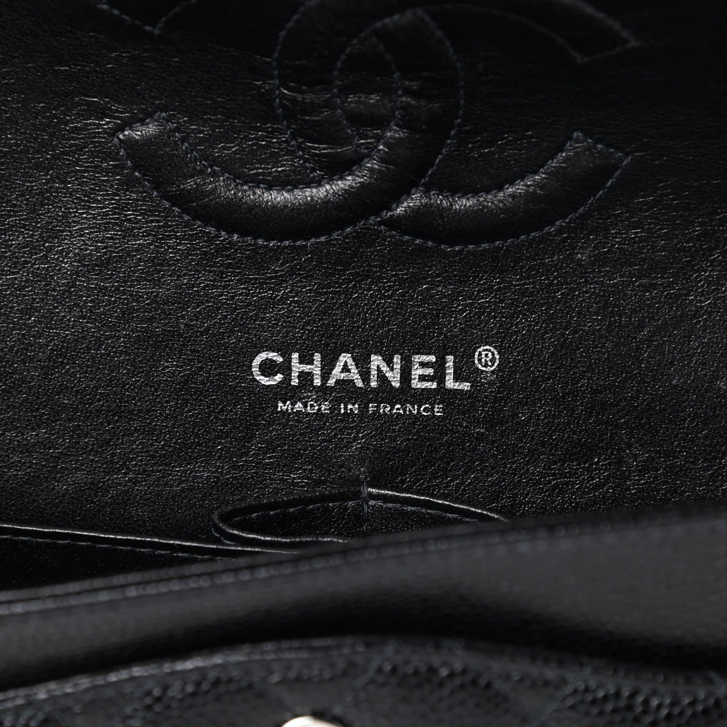 Chanel Caviar Quilted Medium Double Flap Black 6 of 13