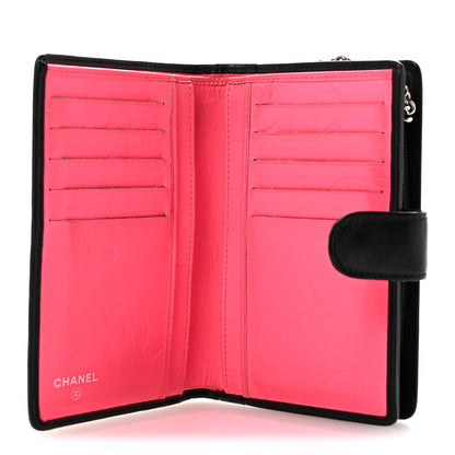 Chanel Calfskin Cambon Zipped Pocket Wallet Black 5 of 14