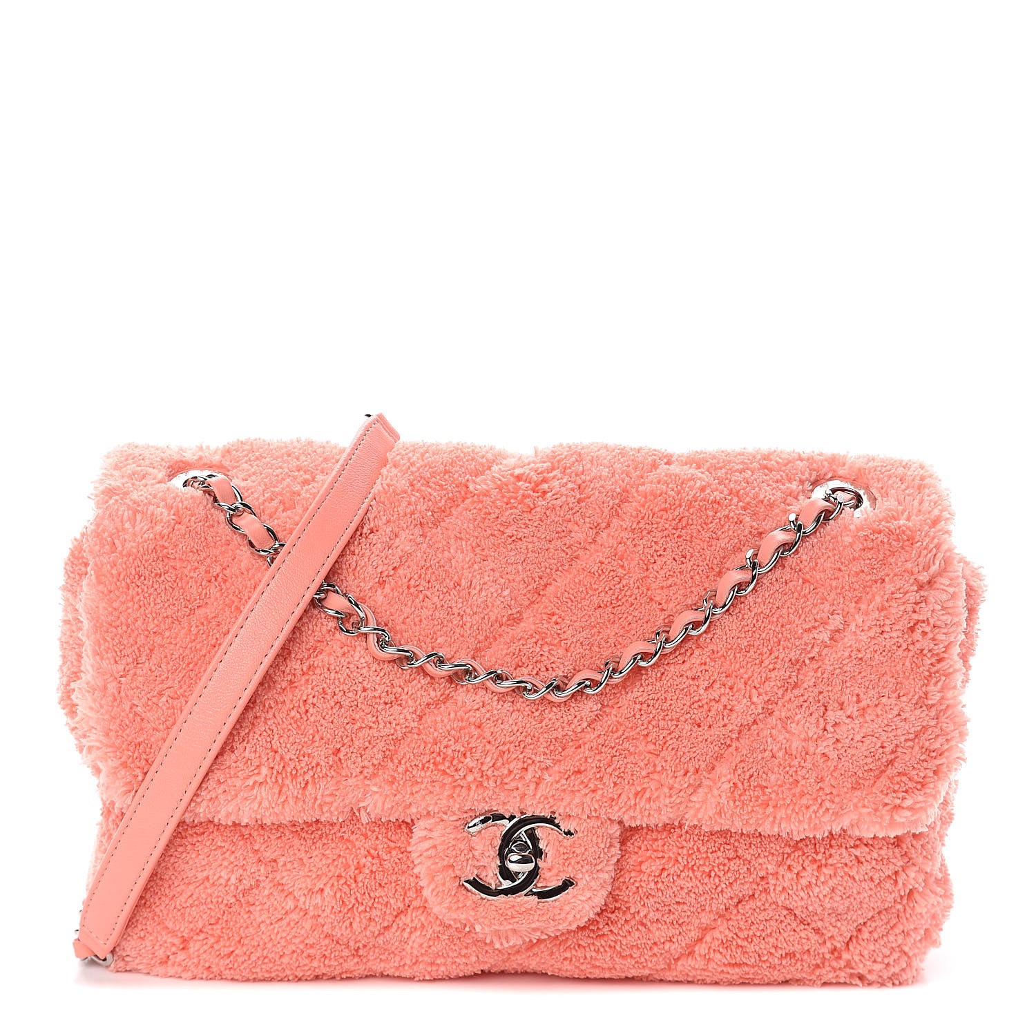 Chanel Lambskin Calfskin Mixed Fibers Quilted Medium Flap Orange 1 of 11