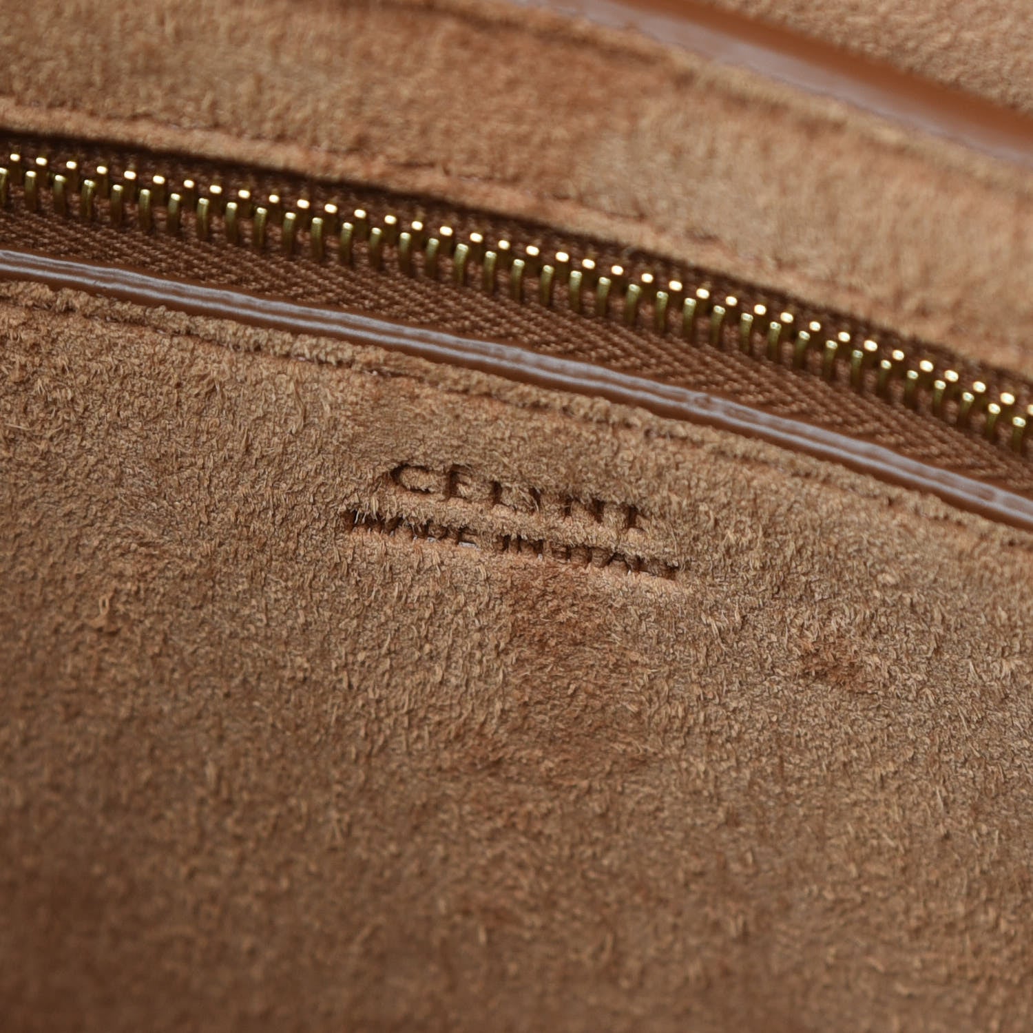 Celine Natural Calfskin Sangle Bucket Bag Tan 8 of 8