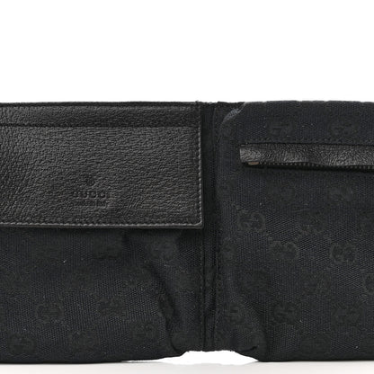 Gucci GG Monogram Double Pocket Belt Bag Black 7 of 9