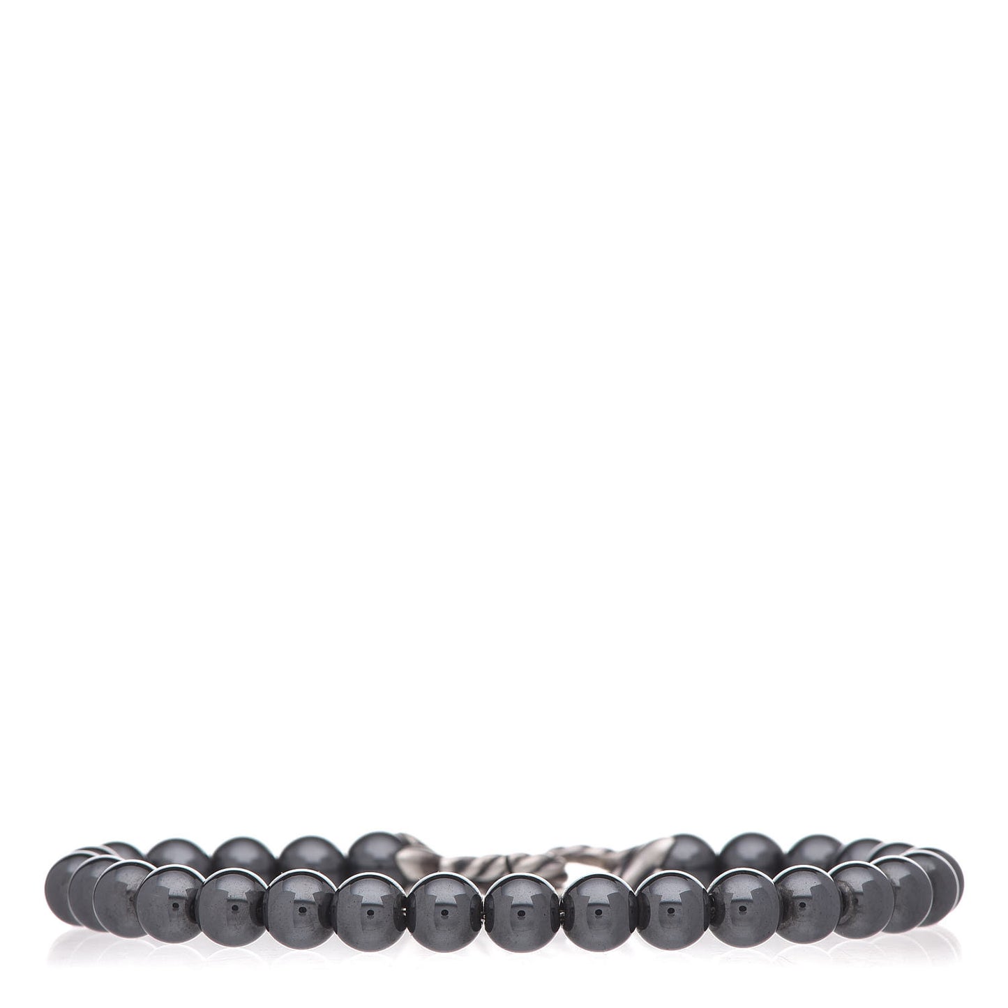 Sterling Silver Hematite 6mm Spiritual Beads Bracelet