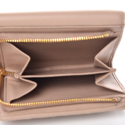 Miu Miu Nappa Matelasse Flap Wallet Cammeo 6 of 8