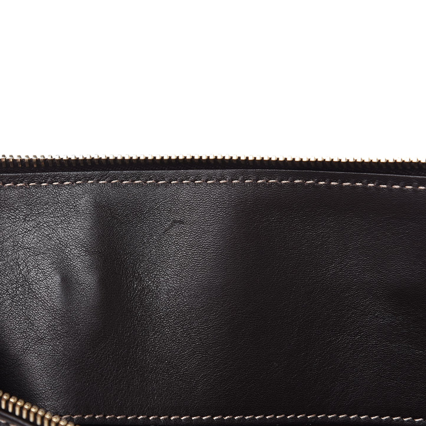 Monogram D Gold Tote Dark Brown