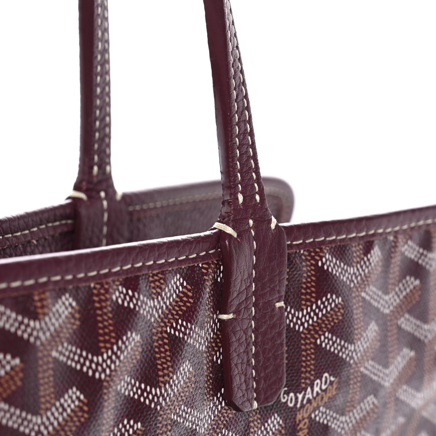 Goyardine Sac Hardy Pet Carrier PM Burgundy