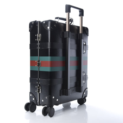 Gucci Calfskin Web Globe-Trotter Carry-On Black 2 of 15