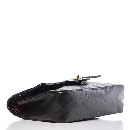 Chanel Lambskin Quilted Medium Double Flap Black 4 of 15