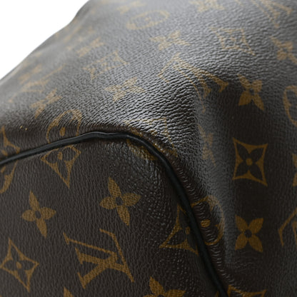 Louis Vuitton Monogram Macassar Keepall Bandouliere 55 9 of 10