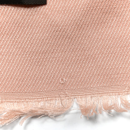 Louis Vuitton Silk Wool Monogram Denim Shawl Pink 4 of 4