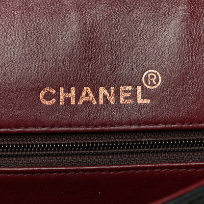 Chanel Lambskin Quilted Medium Double Flap Black 6 of 24