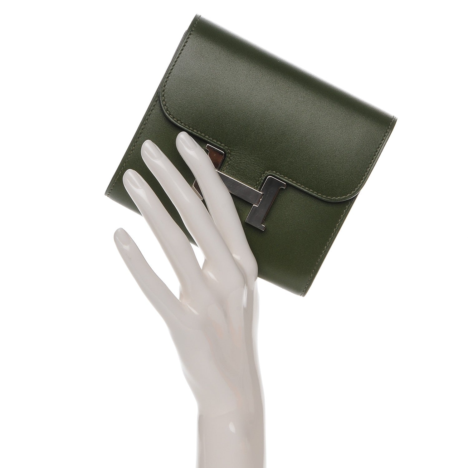Hermes Tadelakt Constance Short Wallet Canopee 2 of 7