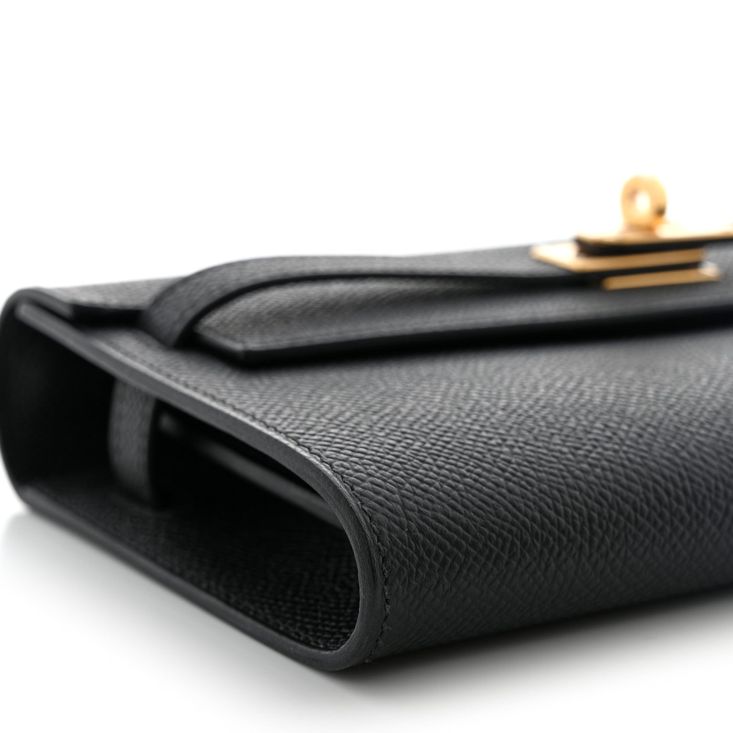 Hermes Epsom Kelly Wallet To Go Black 9 of 11