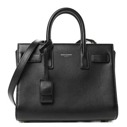Saint Laurent Calfskin Nano Sac De Jour Black 1 of 8
