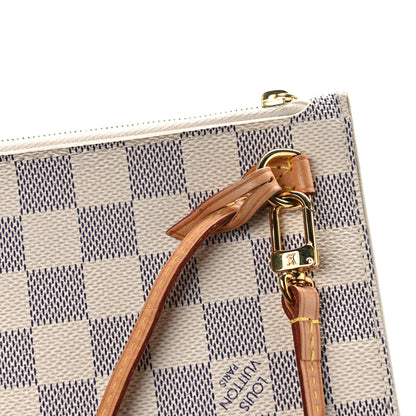 Louis Vuitton Damier Azur Neverfull MM GM Pochette 9 of 10