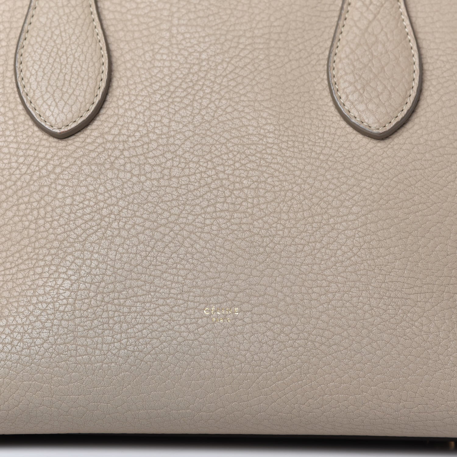 Celine Crisped Calfskin Large Tie Knot Tote Light Taupe 9 of 9