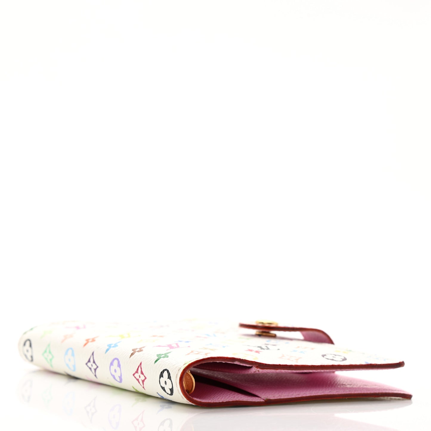 Monogram Multicolor Small Ring Agenda Cover White Litchi