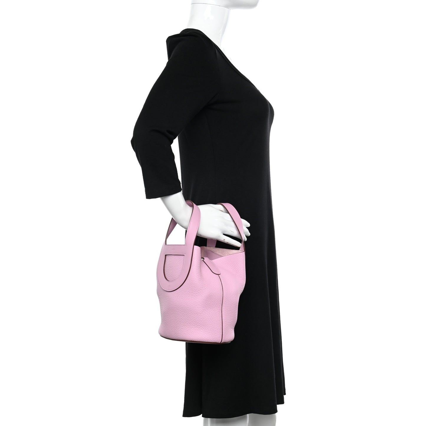 Taurillon Clemence Swift In-The-Loop 18 Bag Mauve Sylvestre