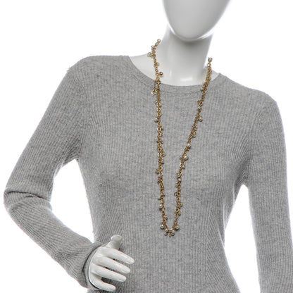 Christian Dior Pearl Mise en Dior Long Necklace Gold 2 of 6
