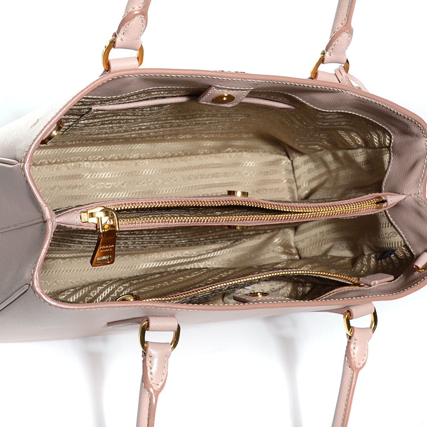 Prada Saffiano Lux Medium Tote Cammeo 6 of 12