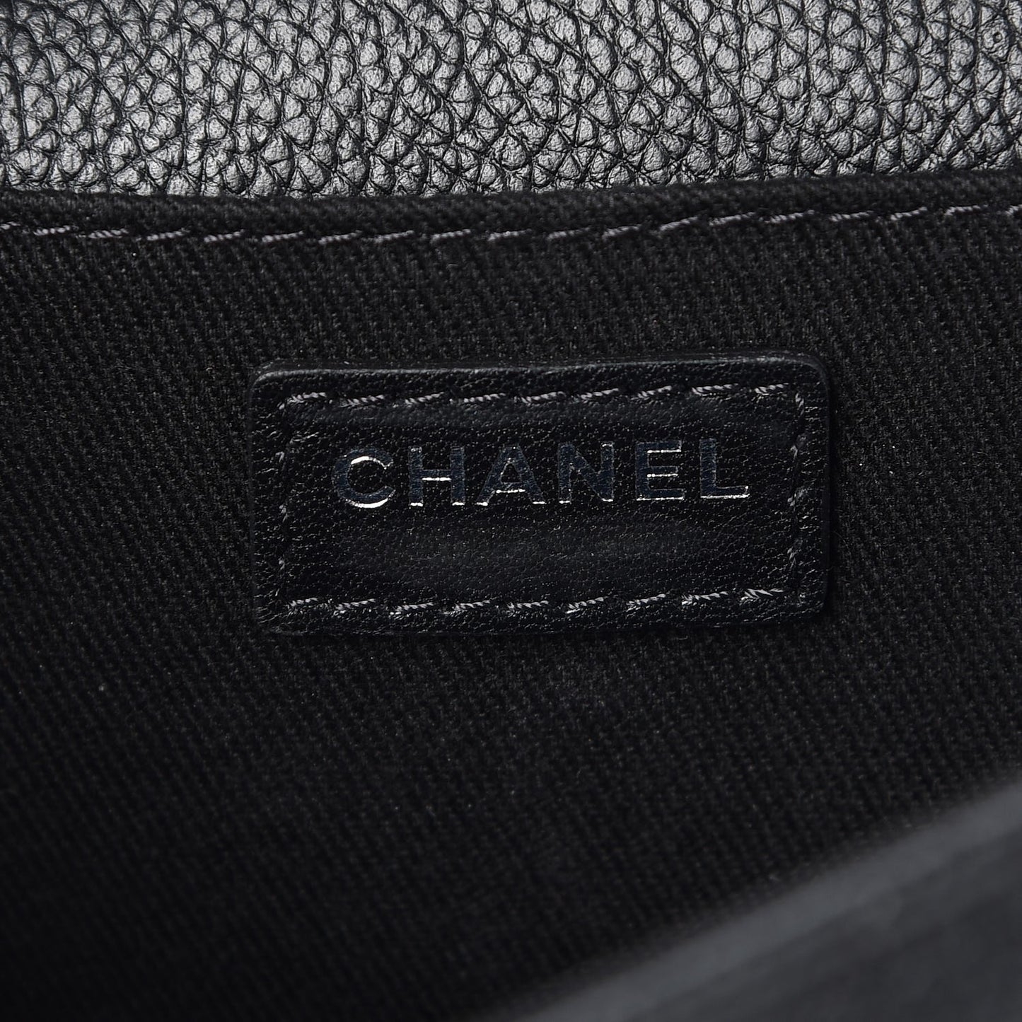 Grained Calfskin Quilted 2.55 Reissue Flap Belt Bag Clutch Black